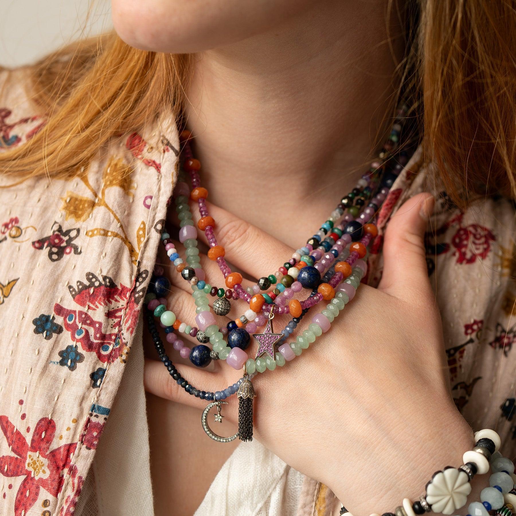 Lapis & Ruby Necklace