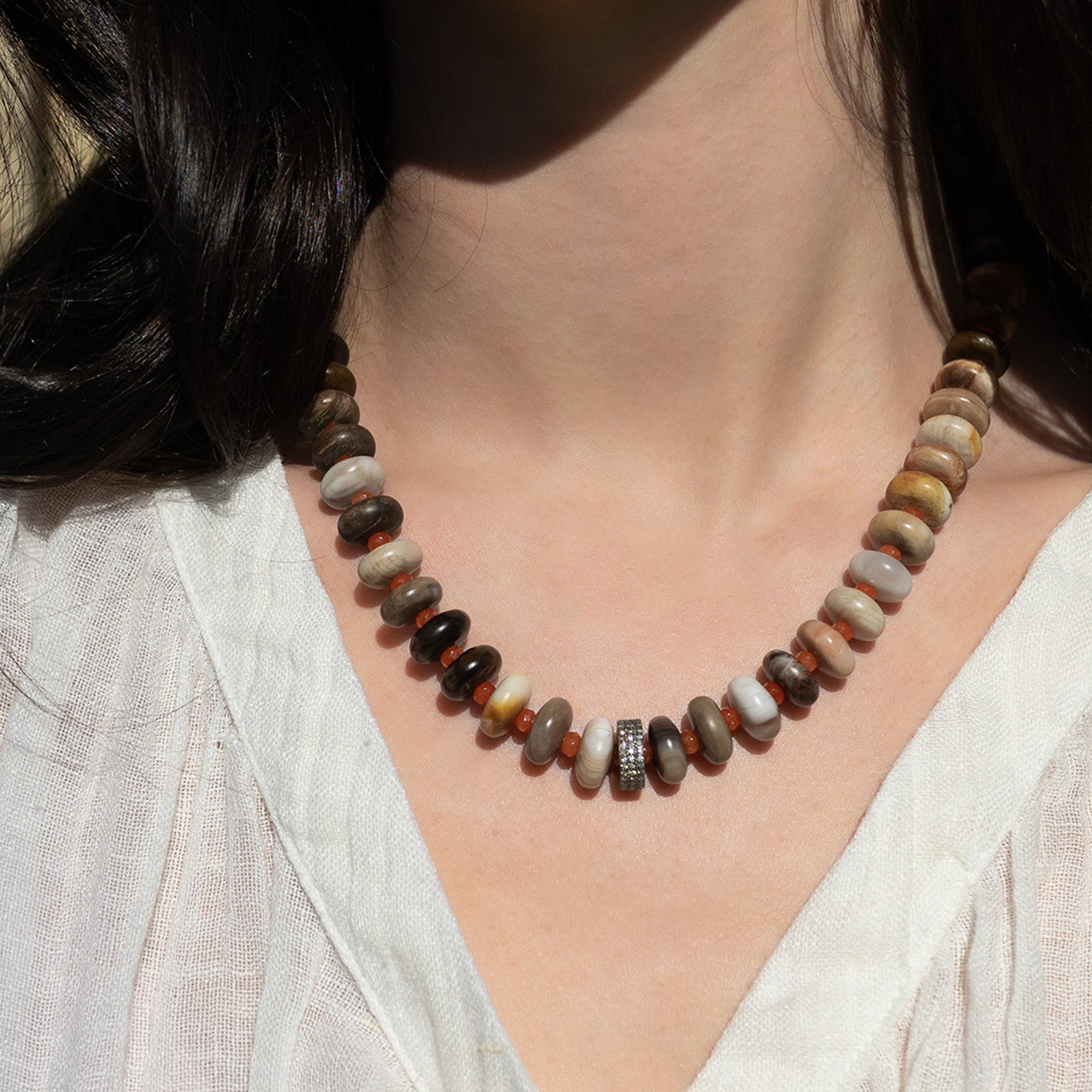 Agate & Carnelian Necklace
