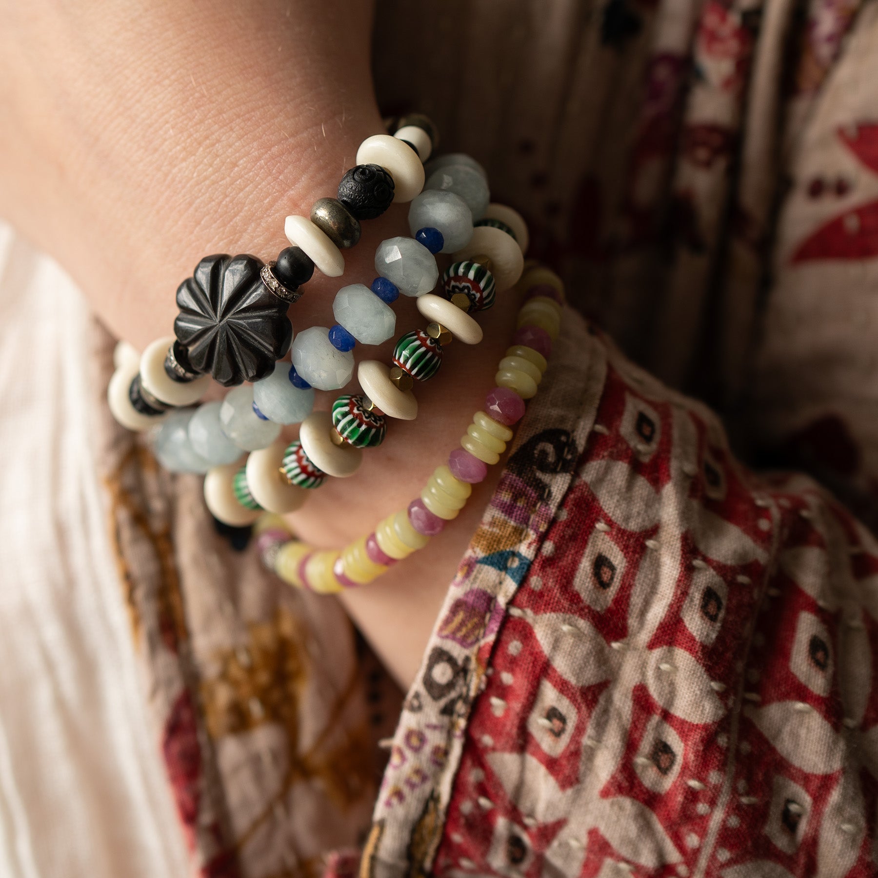 Reversible Flower Bracelet