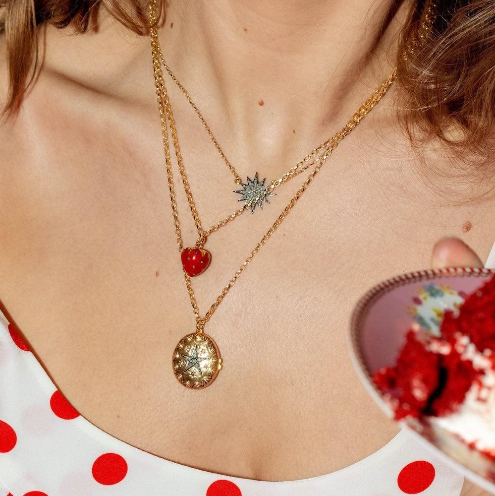 Diamond Good Fortune Locket