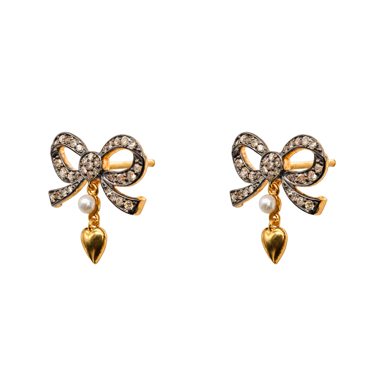 The Elizabeth Diamond Bow Earrings