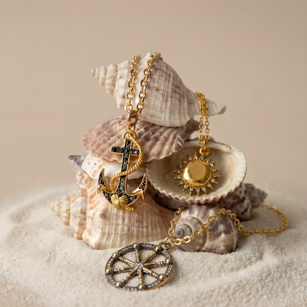 Diamond Brilliant Sun Necklace
