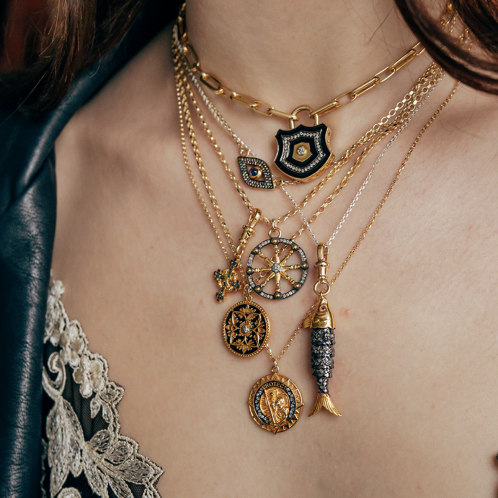 Karma Wheel Necklace