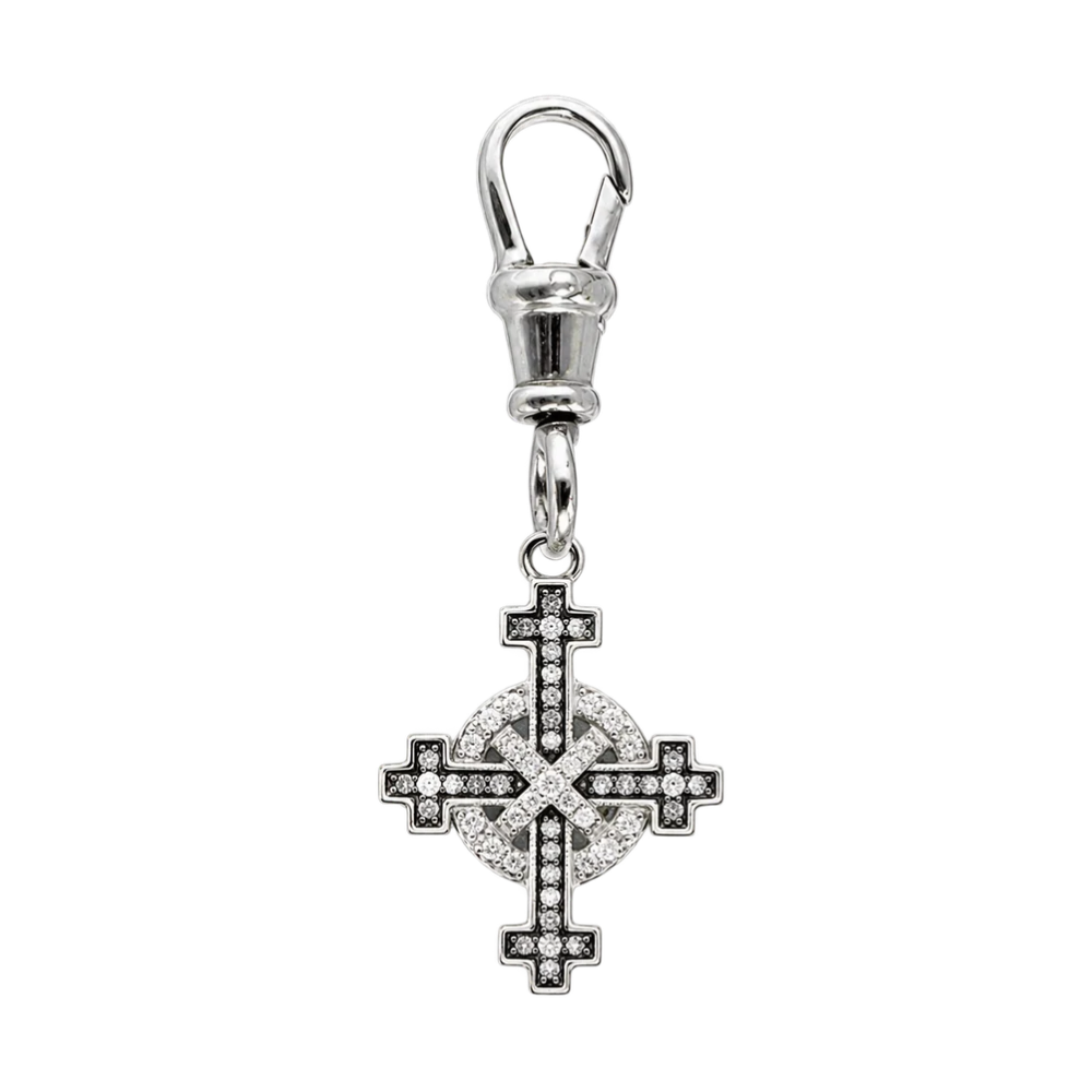 The Silver Halo Cross Pendant