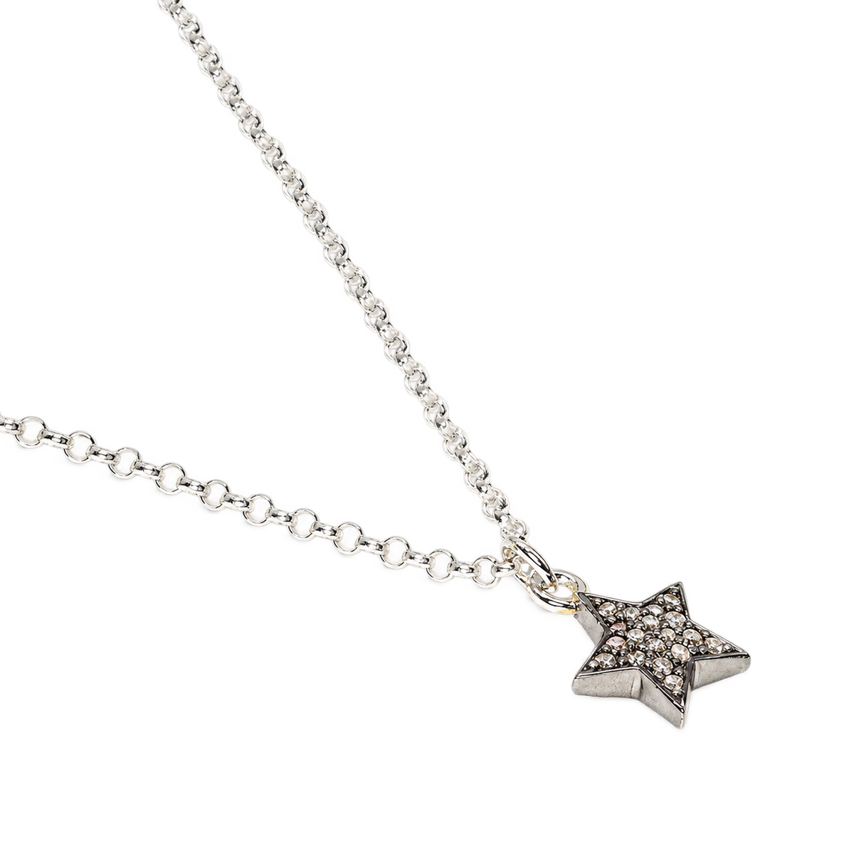 Diamond Star & Silver Anklet