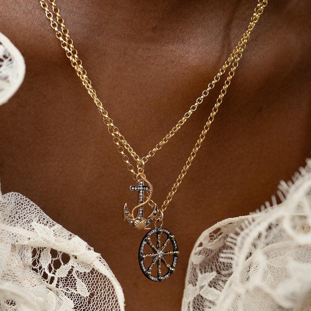 Karma Wheel Necklace