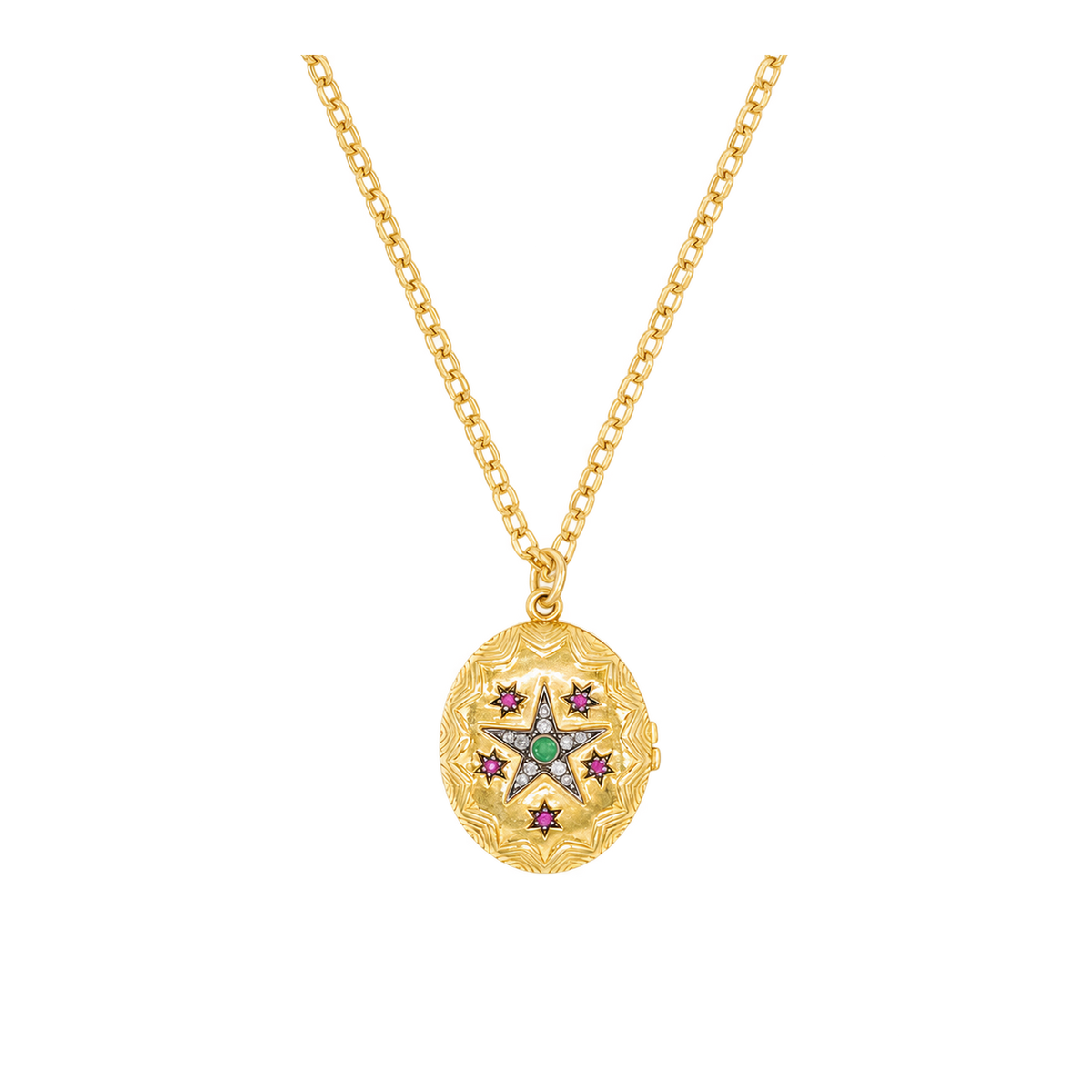 Diamond Good Fortune Locket