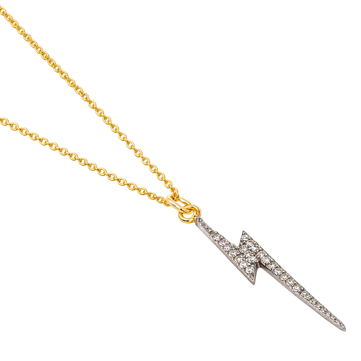 Diamond Lightning Bolt Necklace