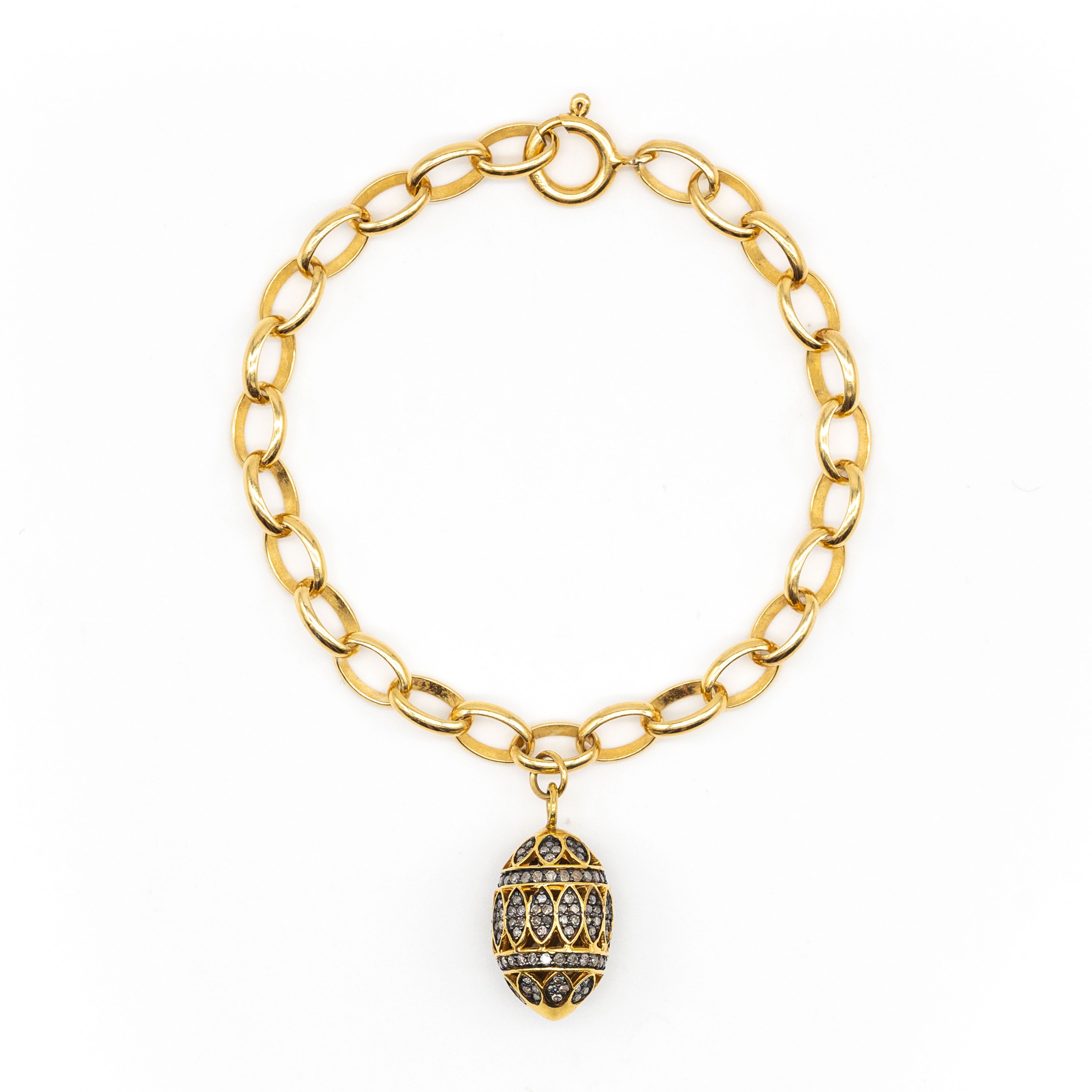 Diamond Golden Egg Bracelet