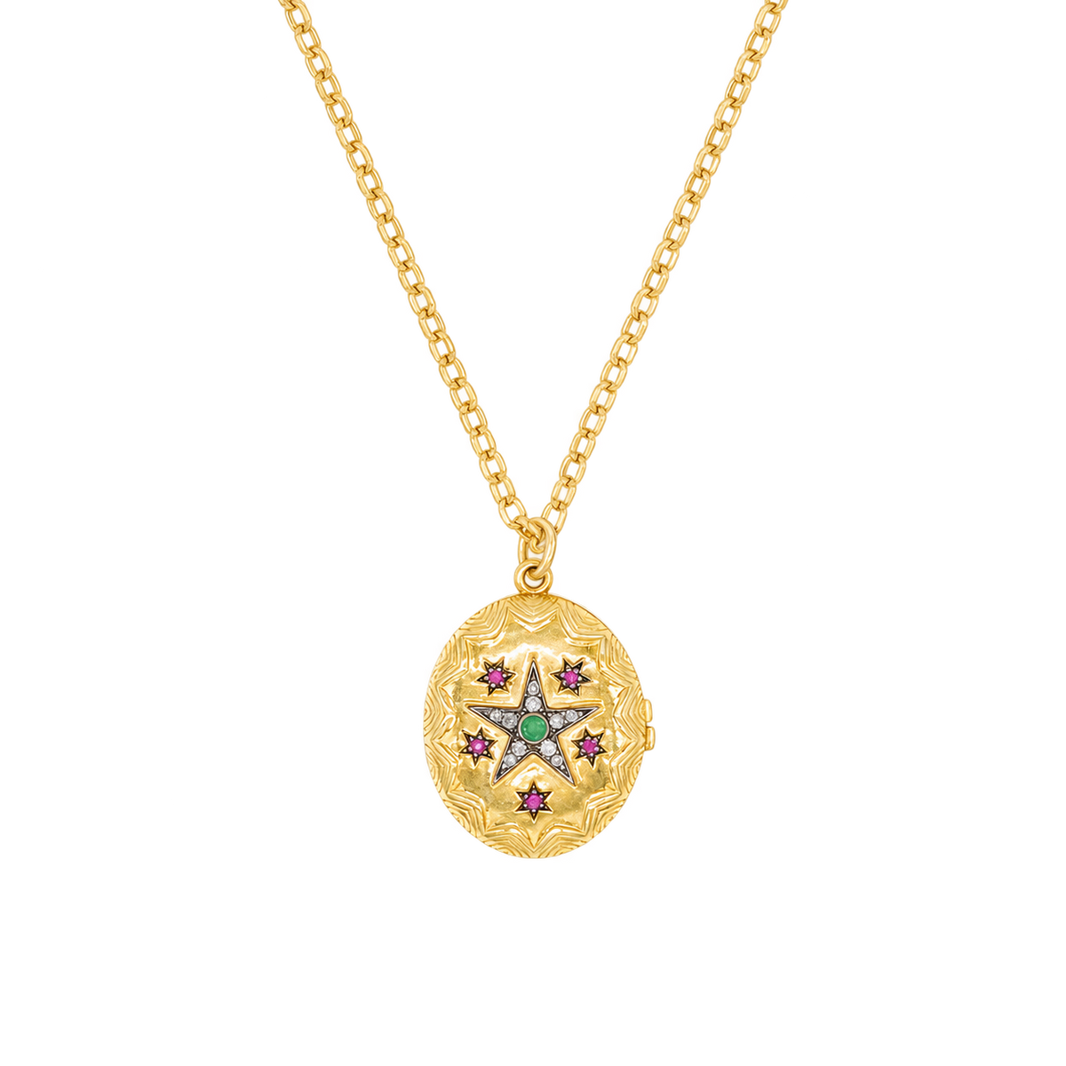 Diamond Good Fortune Locket