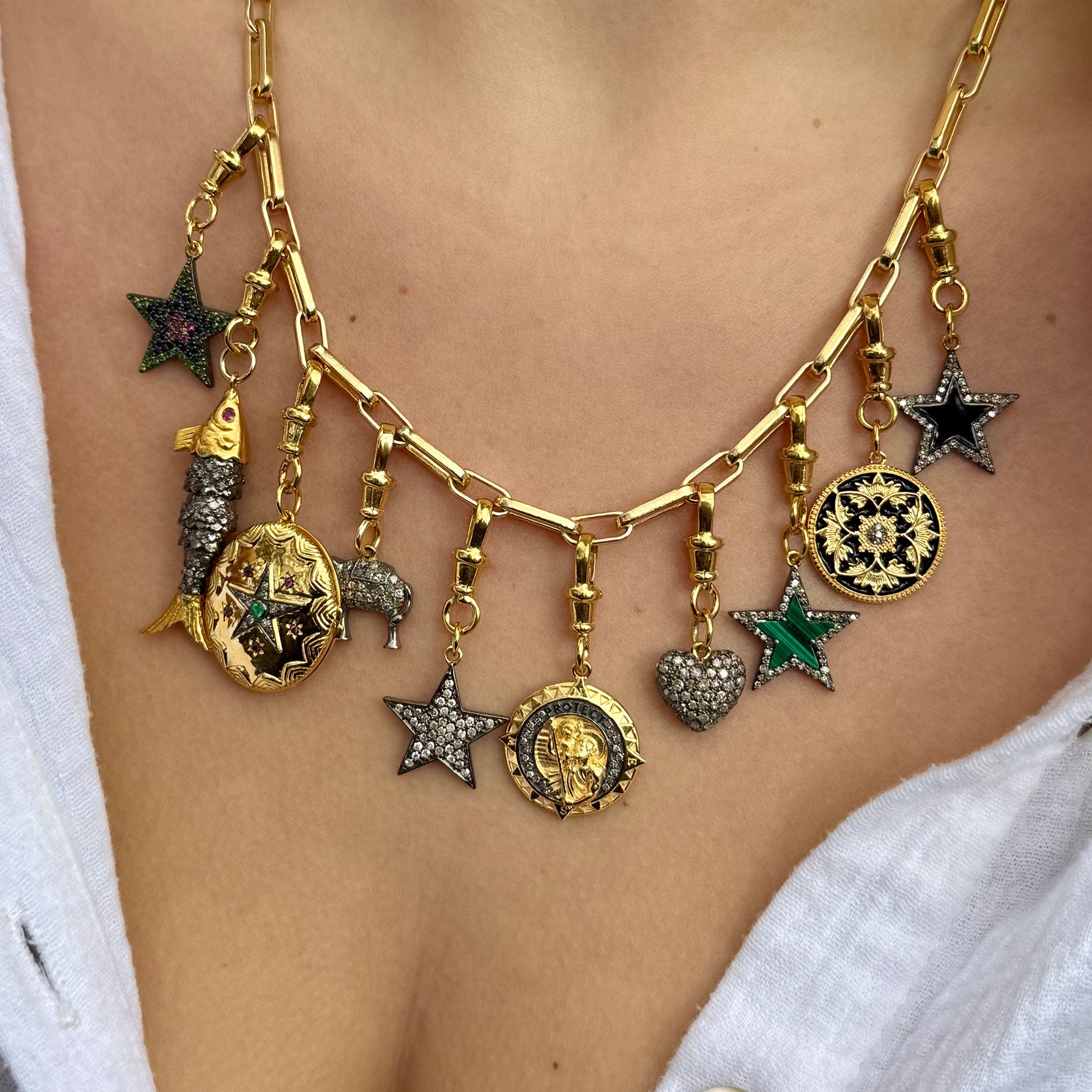 Diamond Classic Chunky Star Pendant