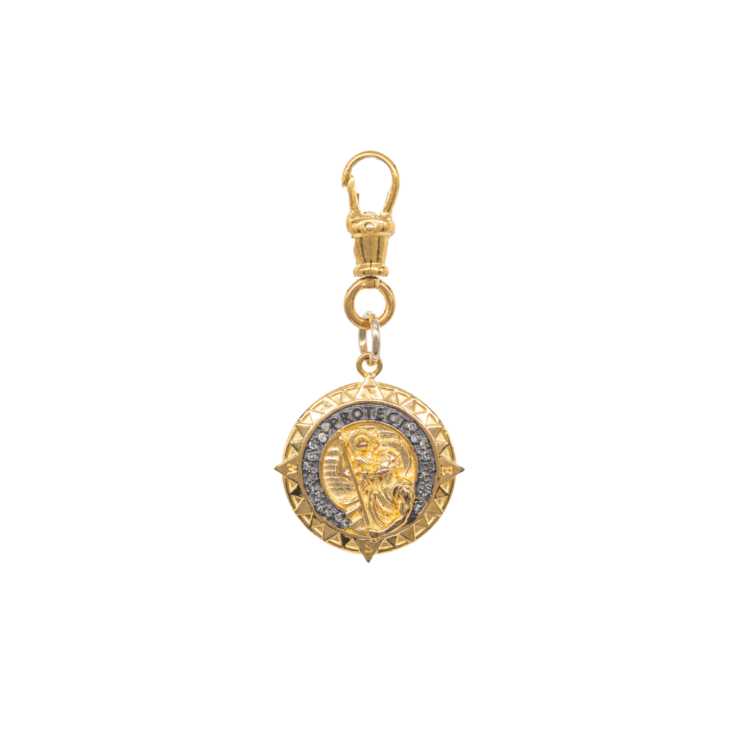 Angie Smith x KLM Diamond St Christopher Pendant