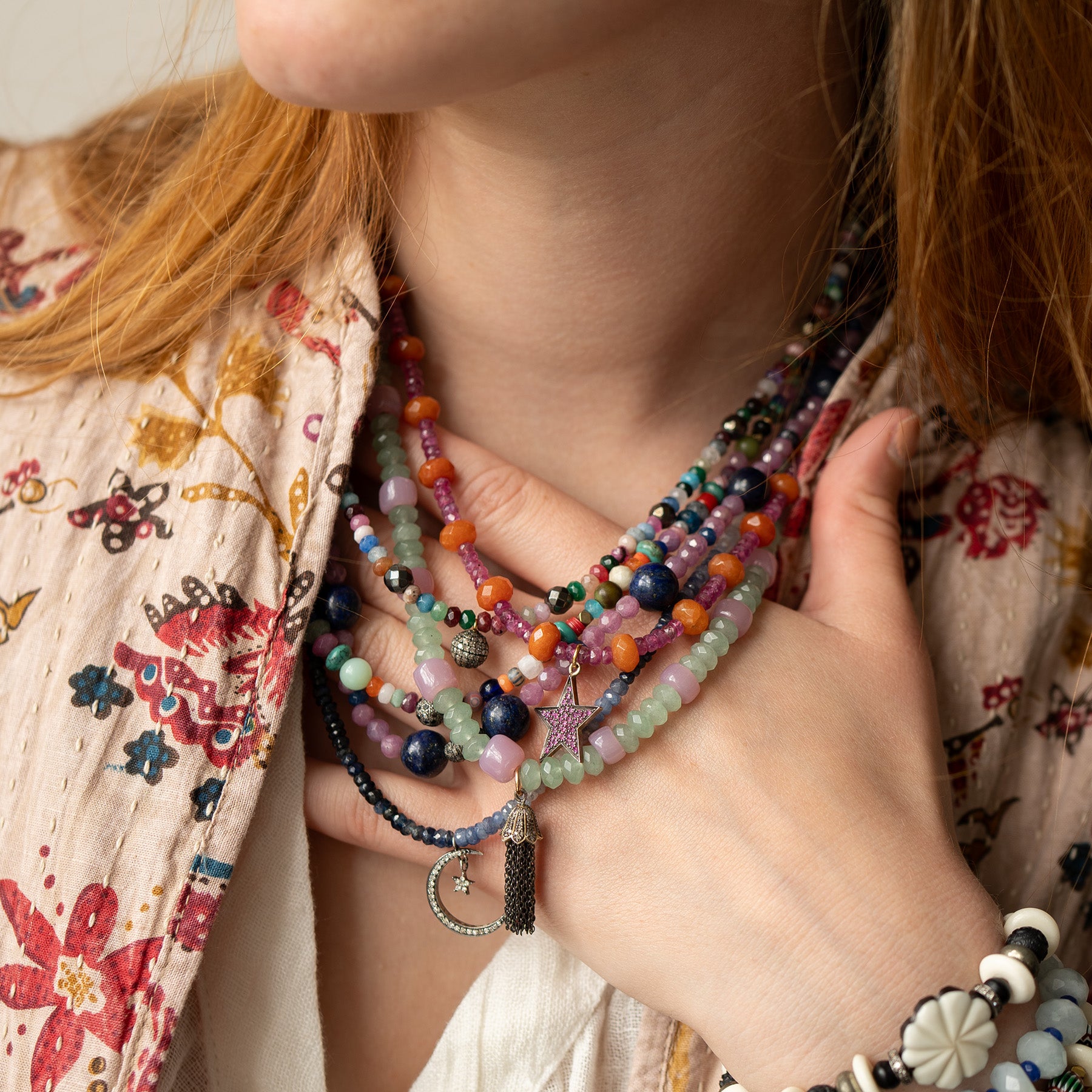 Multi Gemstone Necklace