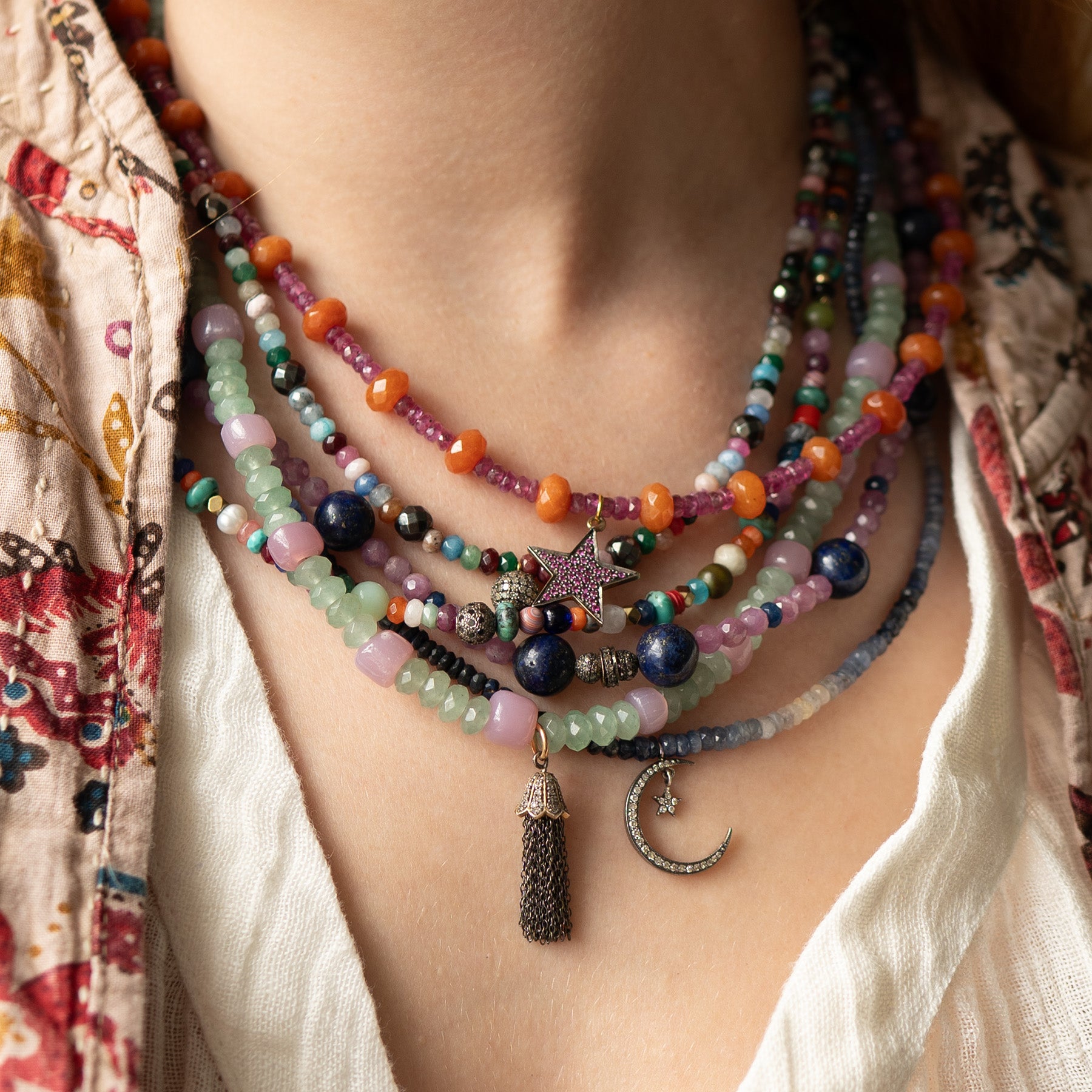Multi Gemstone Necklace