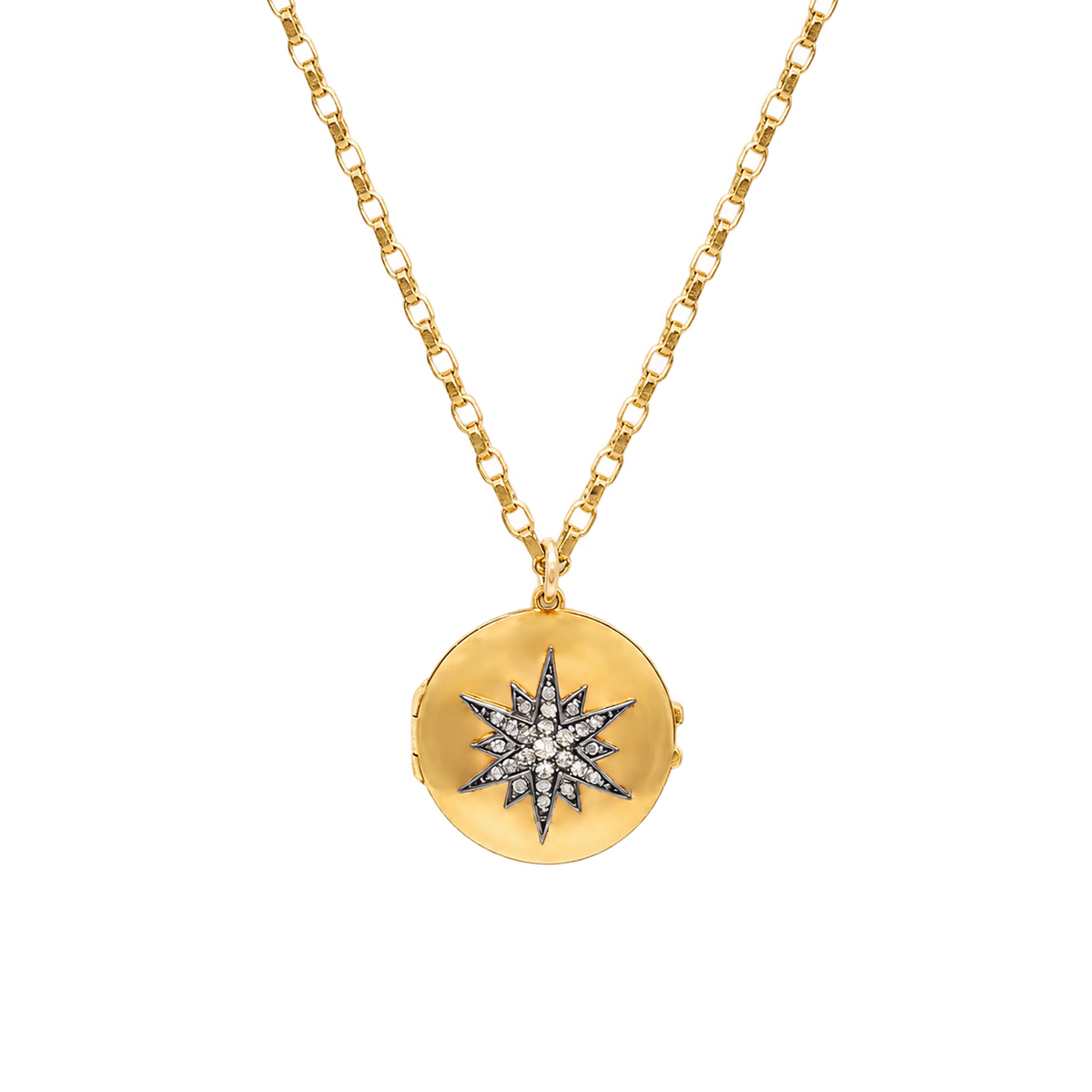 Diamond Guiding Star Locket