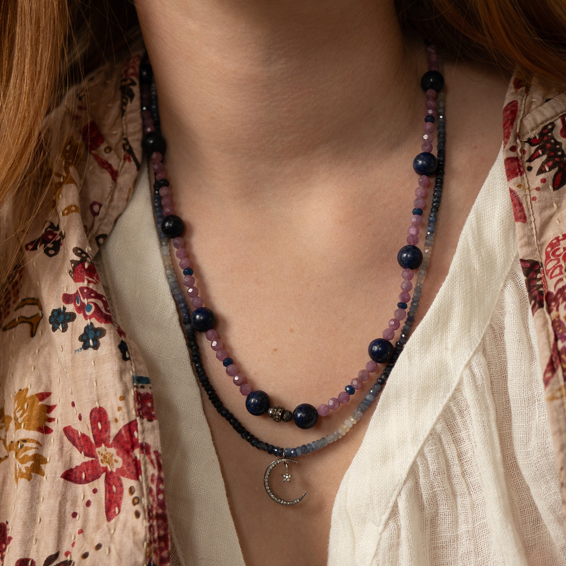 Lapis & Ruby Necklace