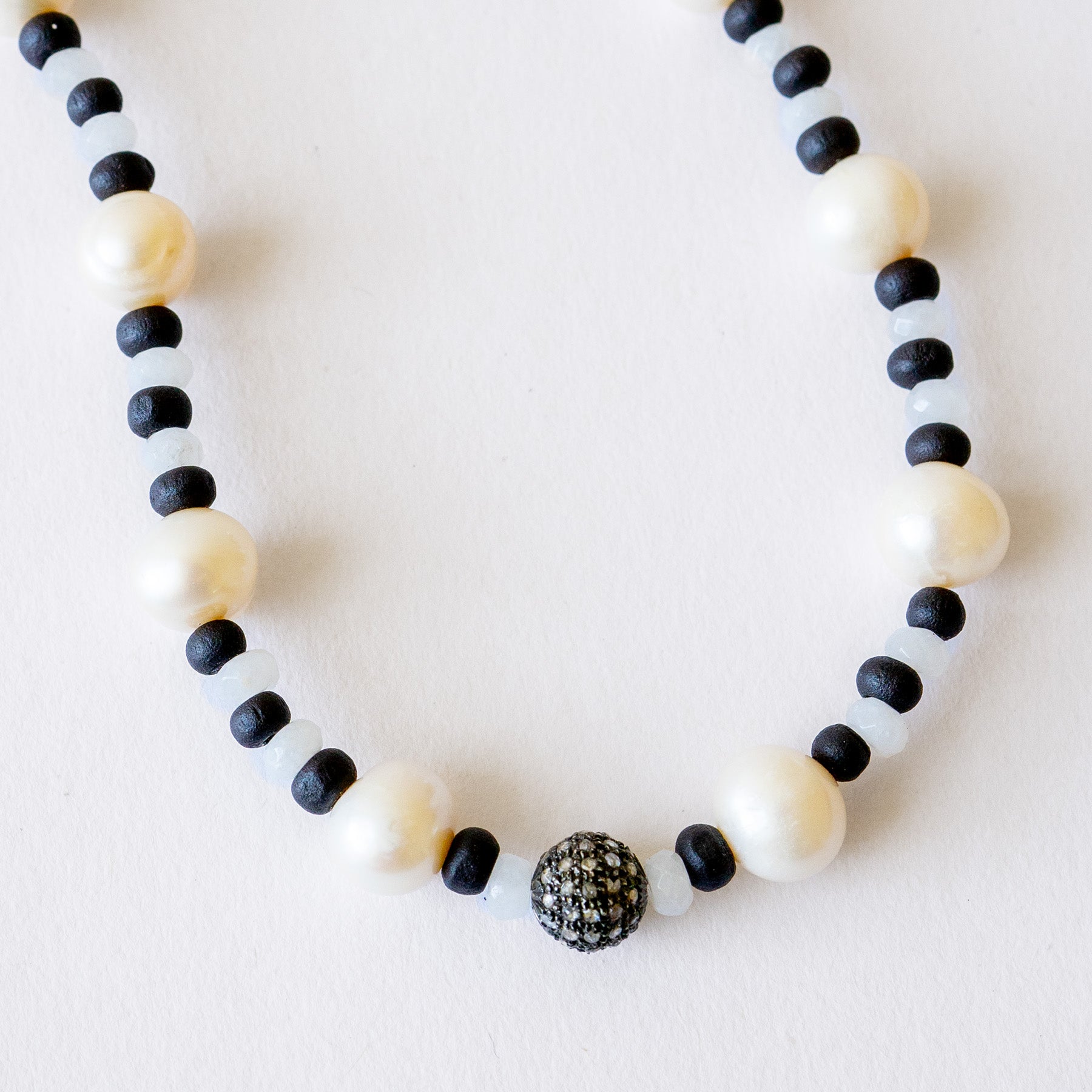 Pearl & Stripe Necklace