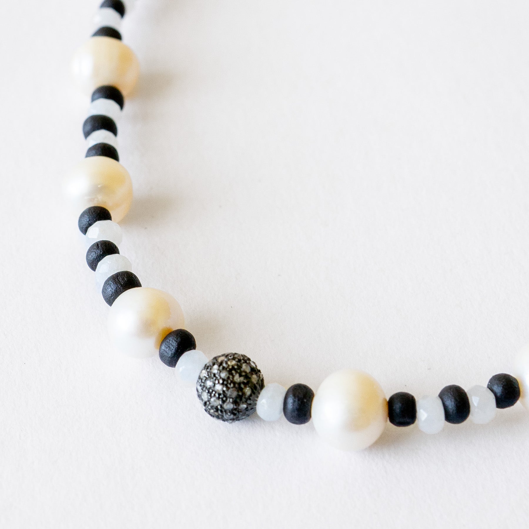 Pearl & Stripe Necklace