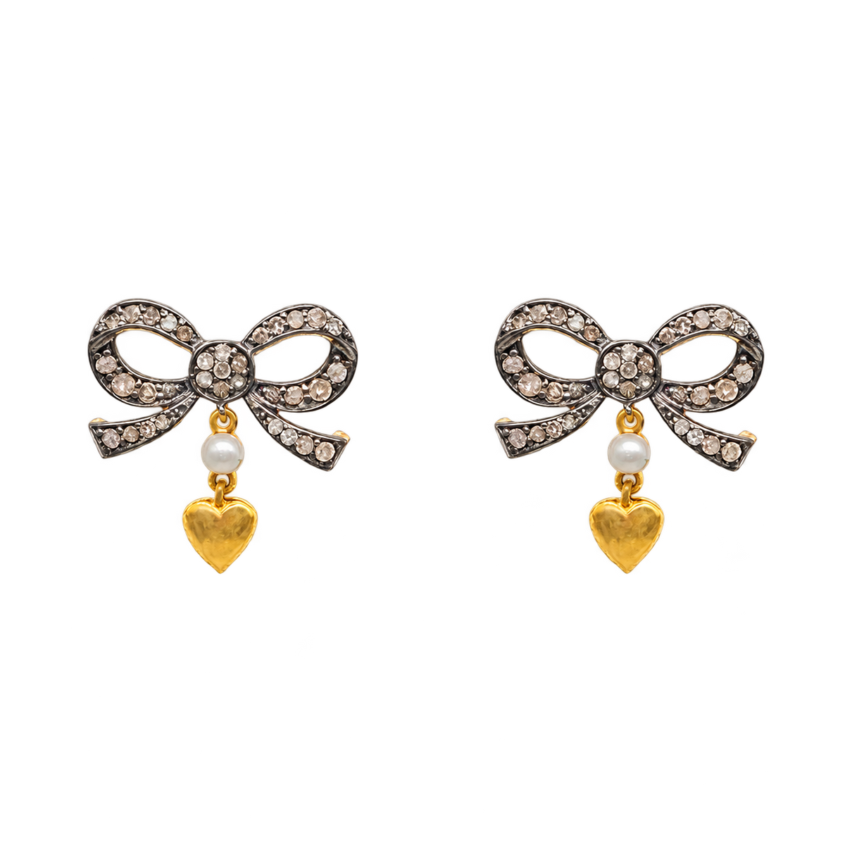 The Elizabeth Diamond Bow Earrings