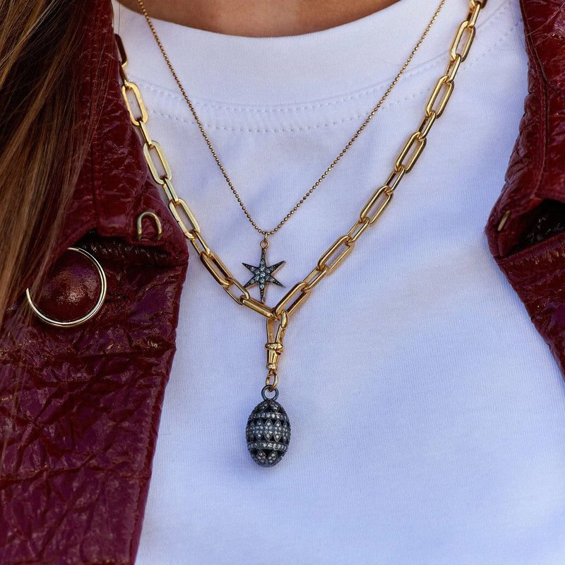 Diamond Cosmic Star Necklace