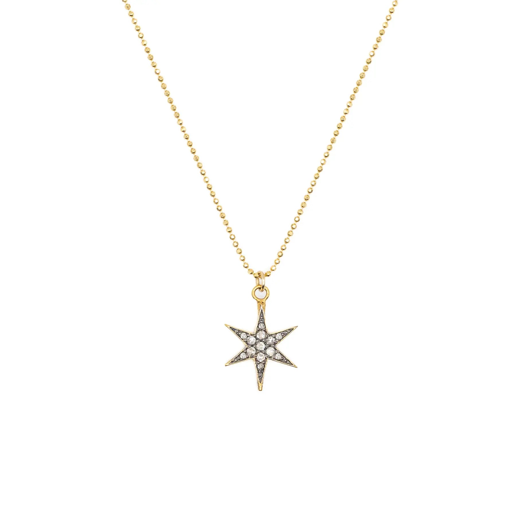 Diamond Star Necklace | Bijoux Majesty