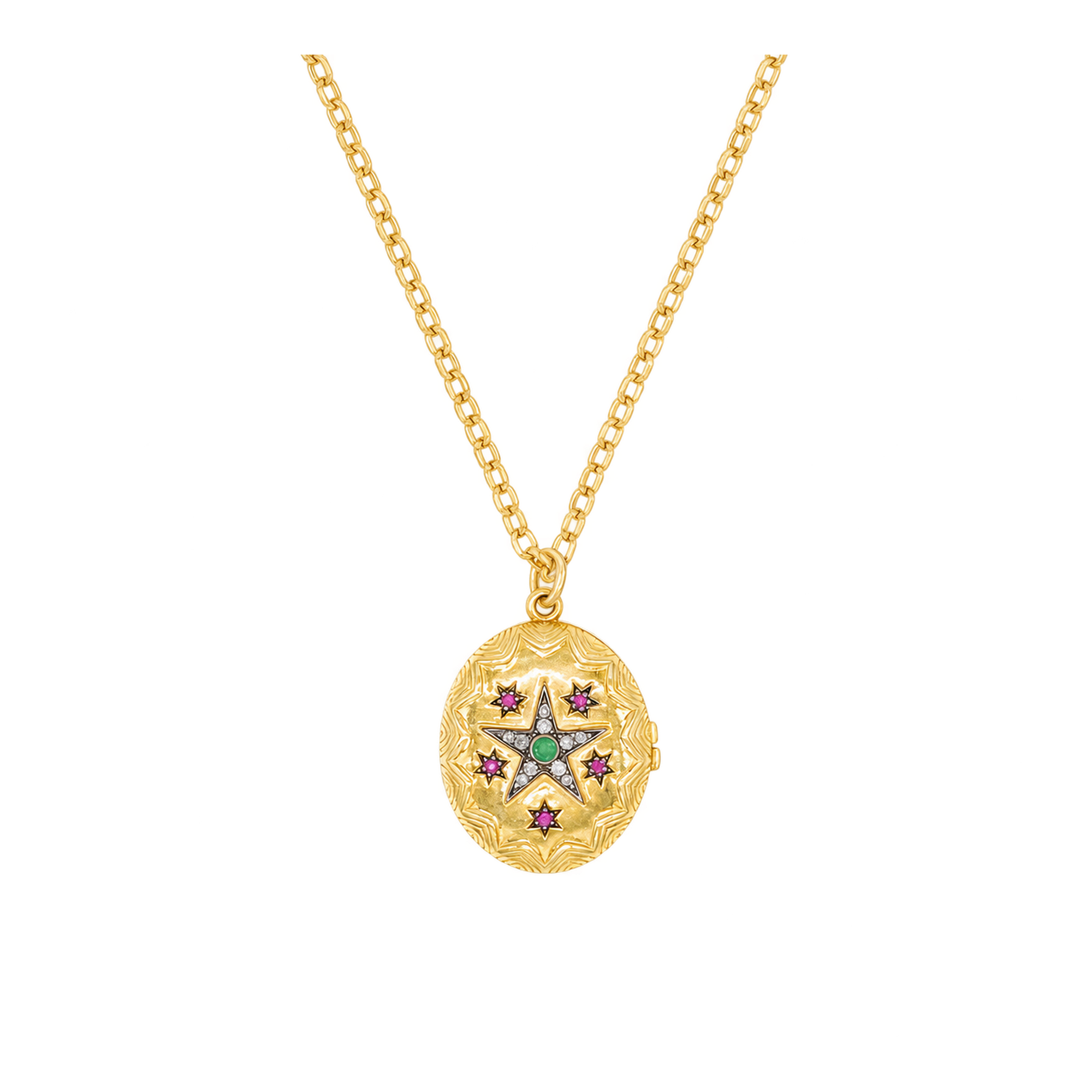 Diamond Good Fortune Locket