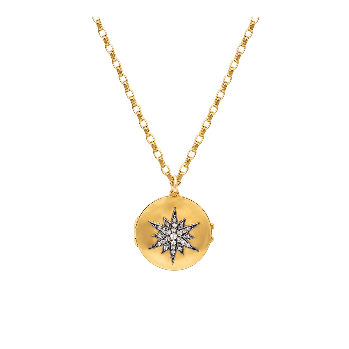 Diamond Guiding Star Locket
