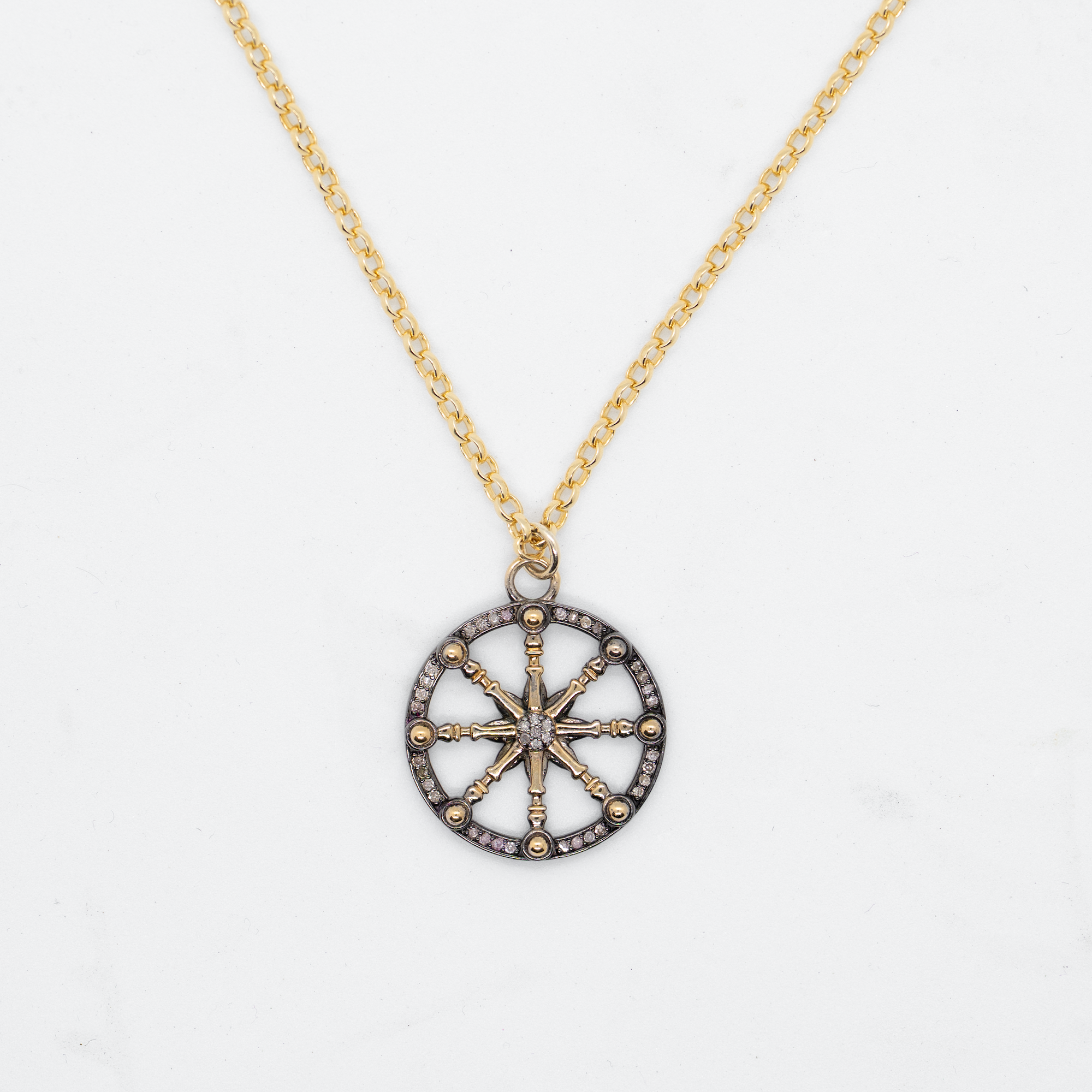 Karma Wheel Necklace