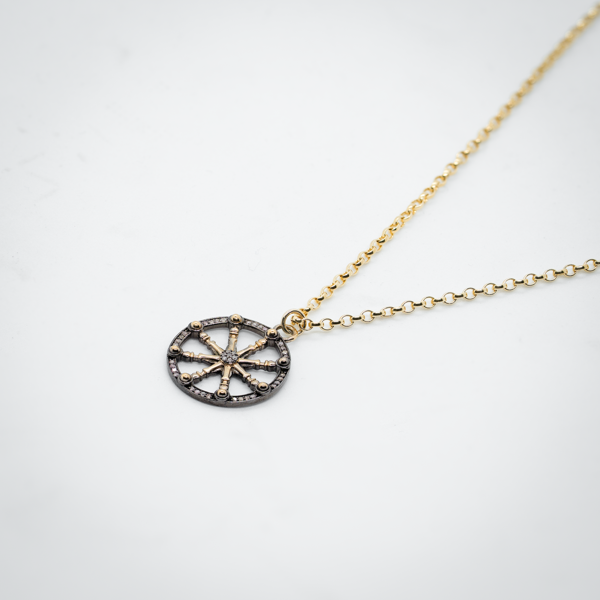 Karma Wheel Necklace
