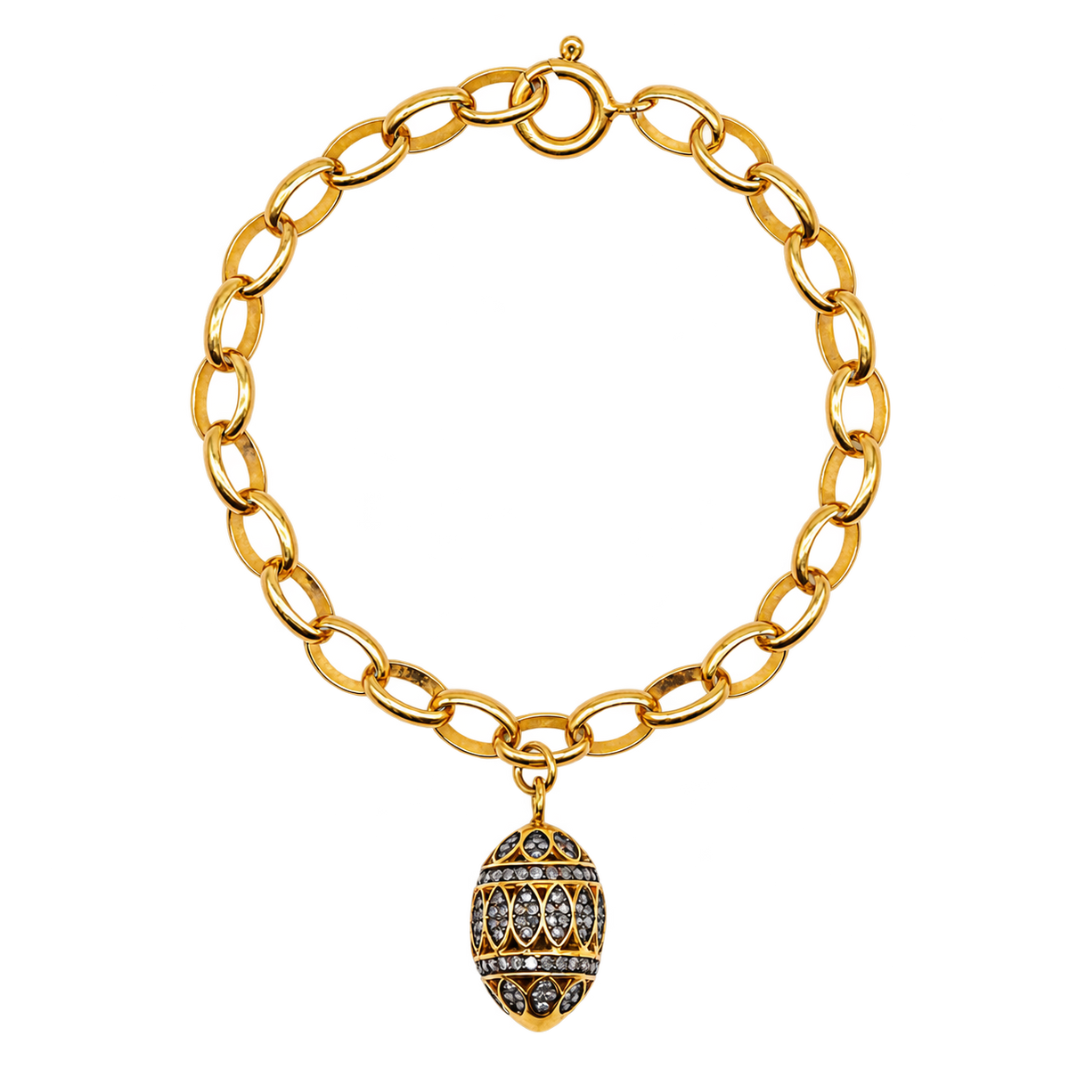 Diamond Golden Egg Bracelet