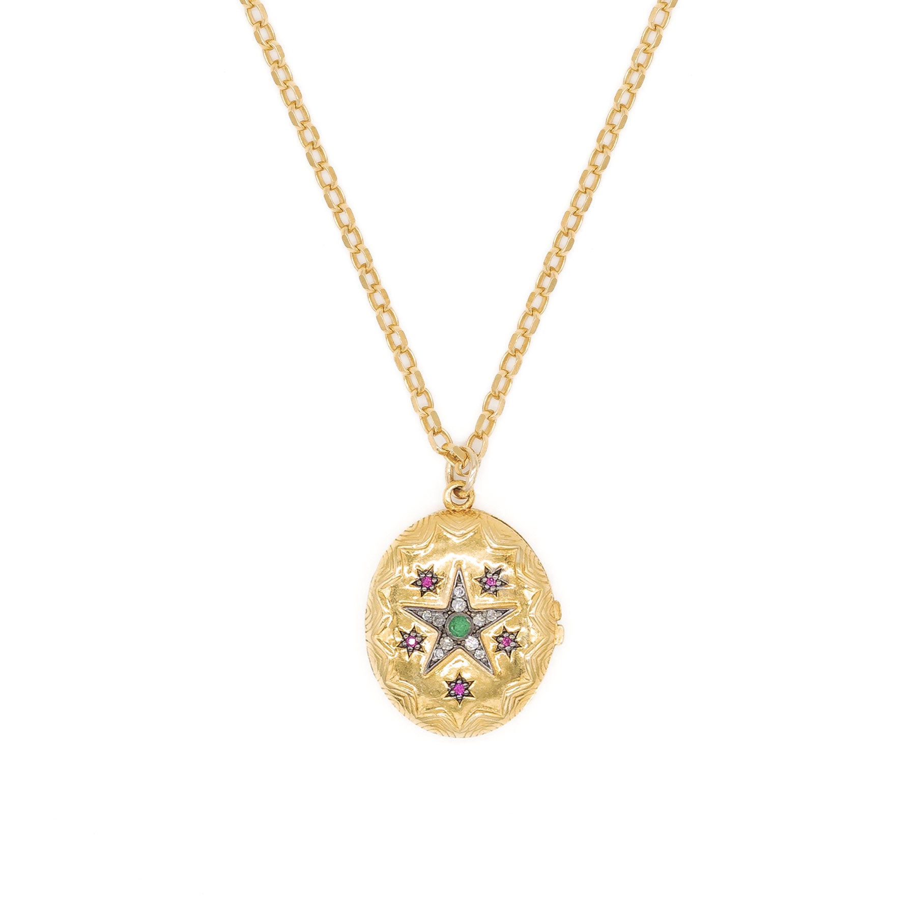 Diamond Good Fortune Locket