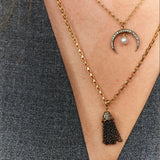 Diamond & Tassel Necklace
