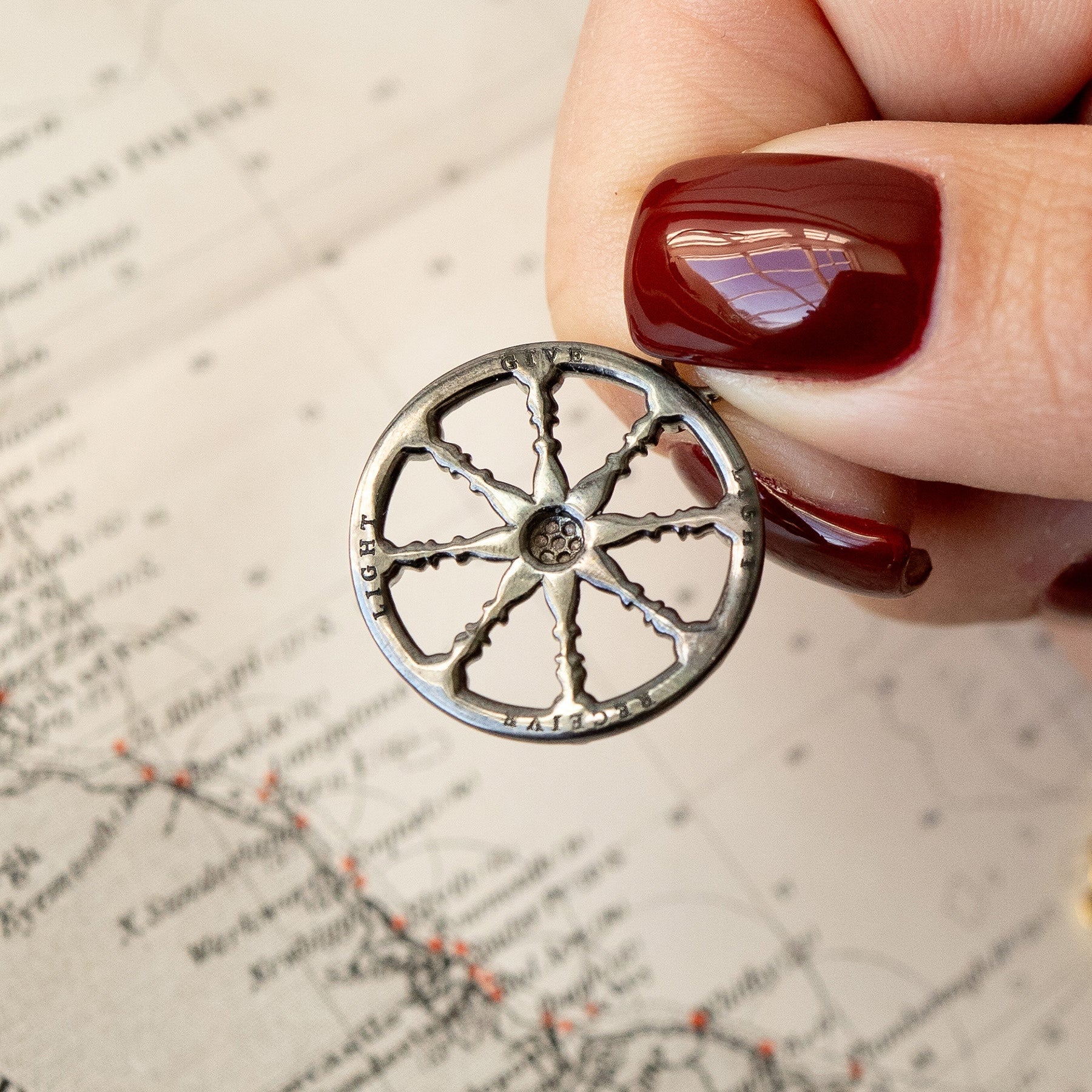 Karma Wheel Necklace