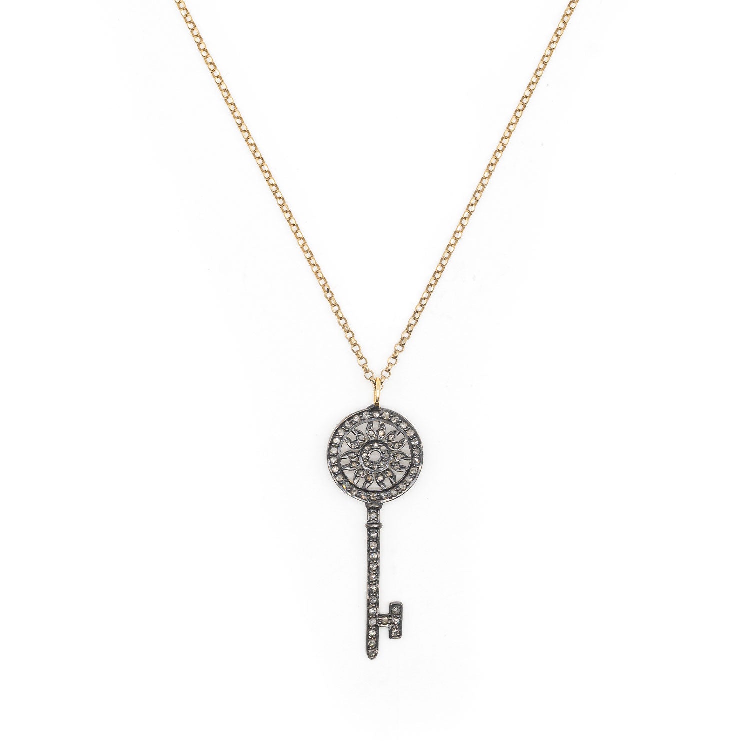 Diamond Key Necklace