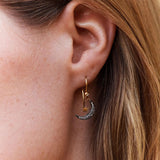 Diamond Moon & Star Earrings