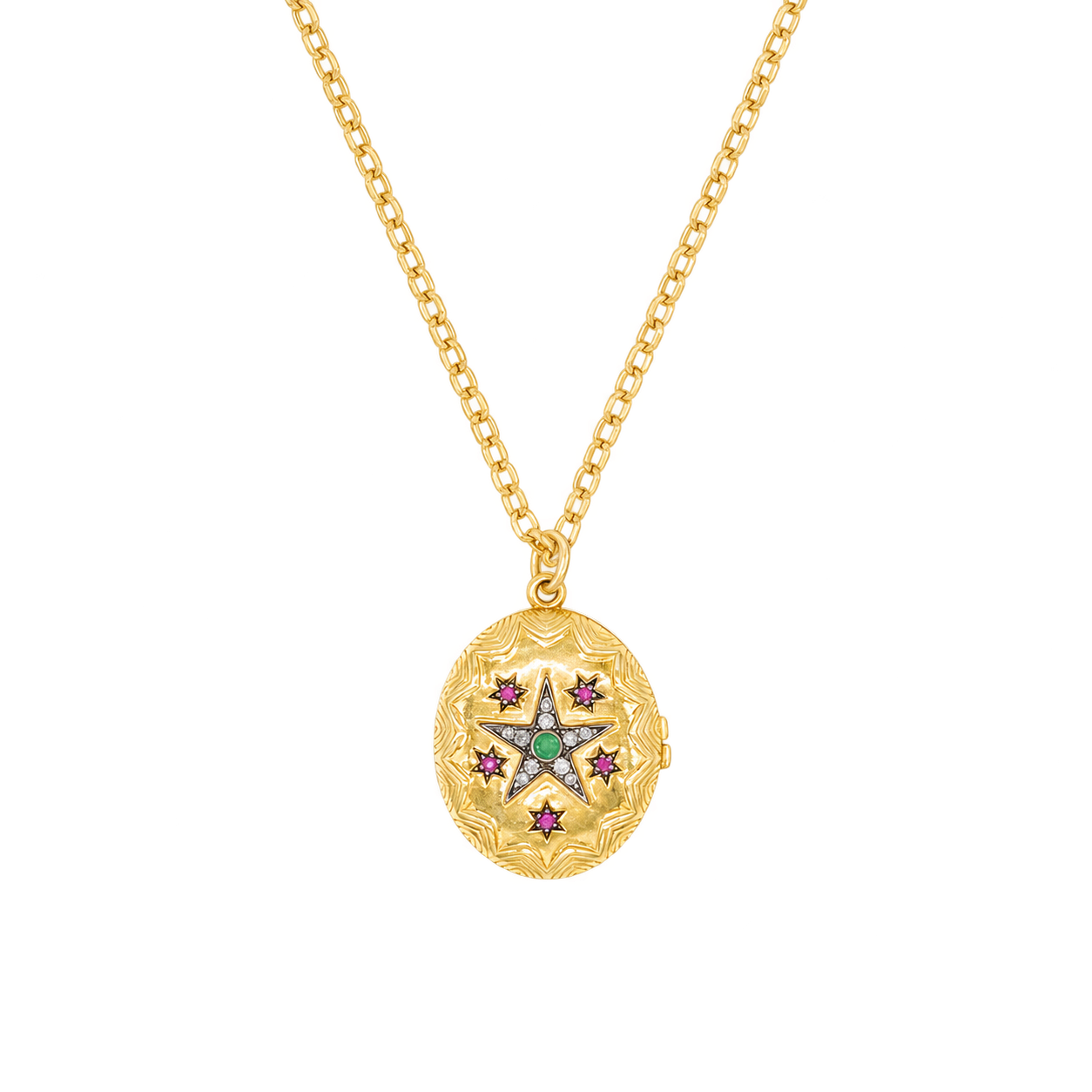 Diamond Good Fortune Locket