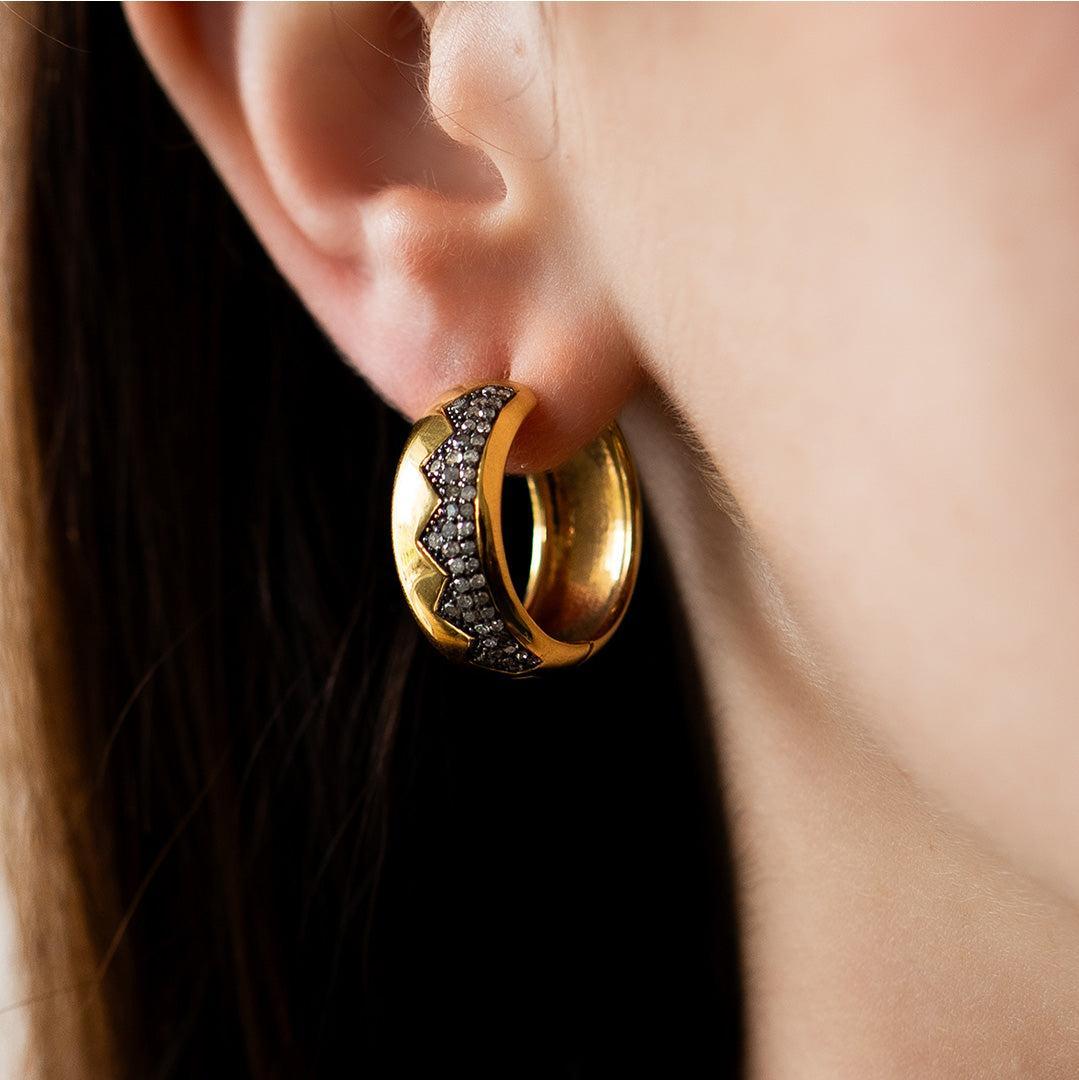 Meteor Hoop Earrings