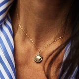 Diamond Brilliant Sun Necklace