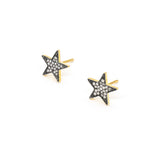 Diamond Chunky Star Studs