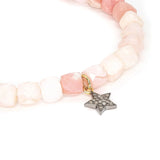 Diamond & Opal Bead Bracelet