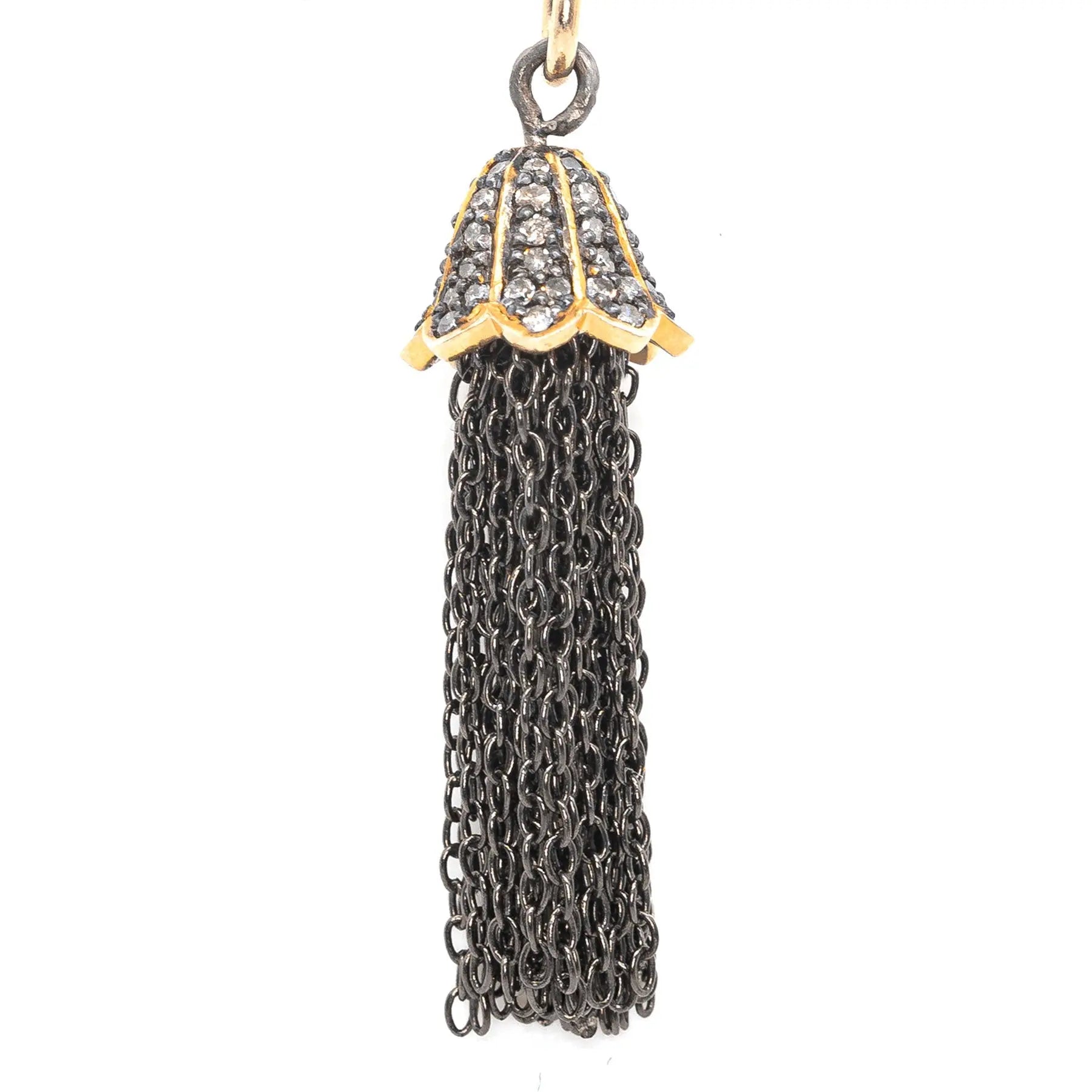 Diamond & Tassel Necklace