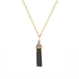 Diamond & Tassel Necklace