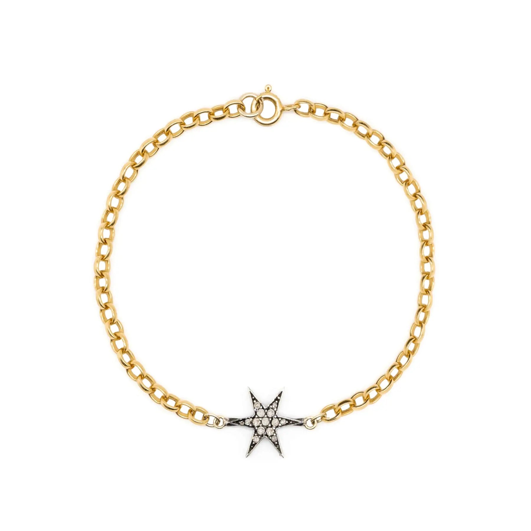 Diamond Cosmic Star Bracelet