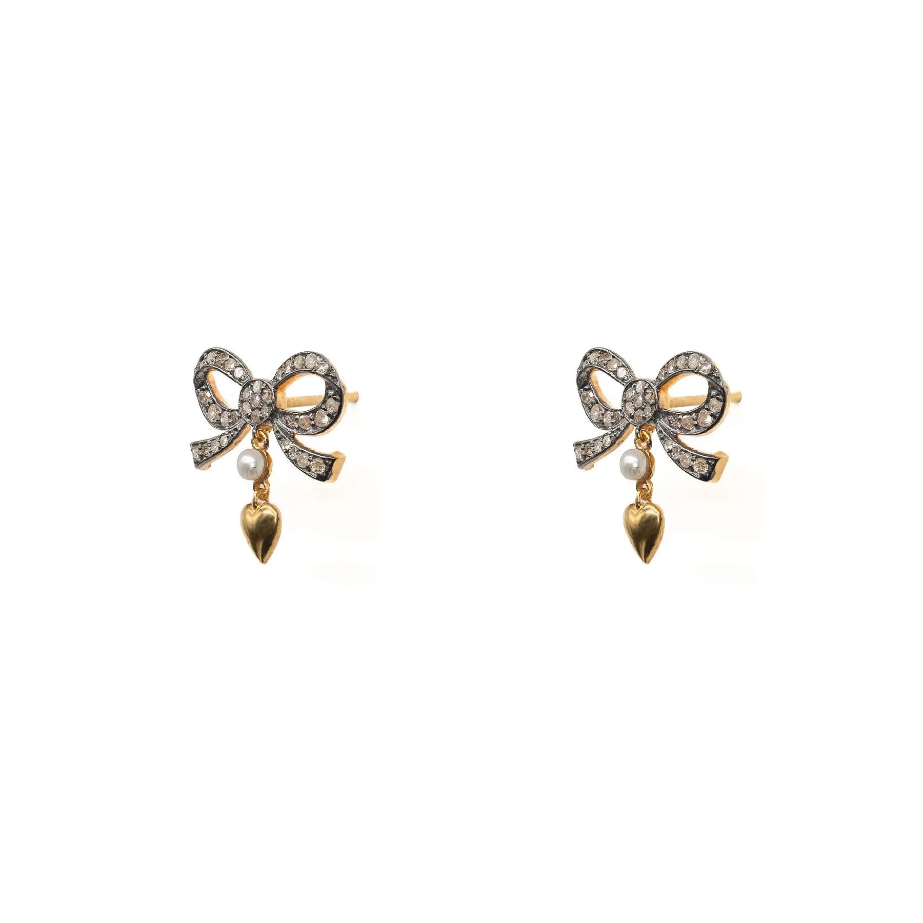 The Elizabeth Diamond Bow Earrings